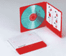 Slimline CD cases assorted colour pk 50